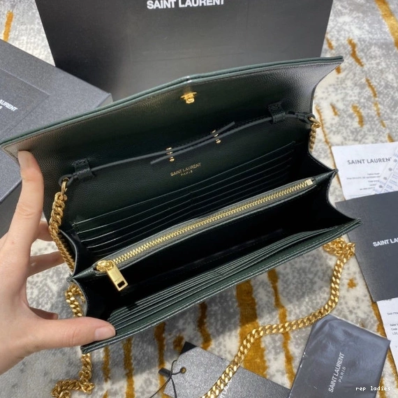 Repladies REP YSL CASSANDRE MATELASSÉ CHAIN WALLET 0804